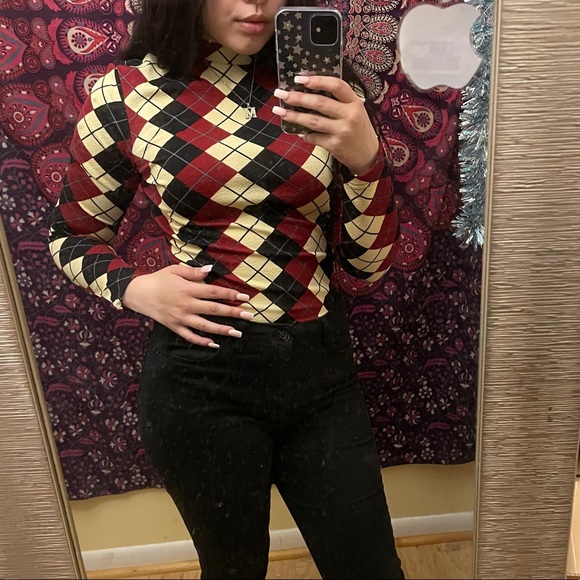 Plaid long sleeve top - Picture 11 of 12